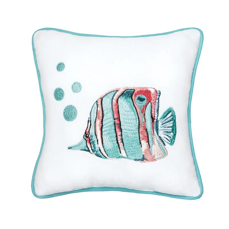 C&F Home Swimming Fish Petite Size Accent Throw Pillow