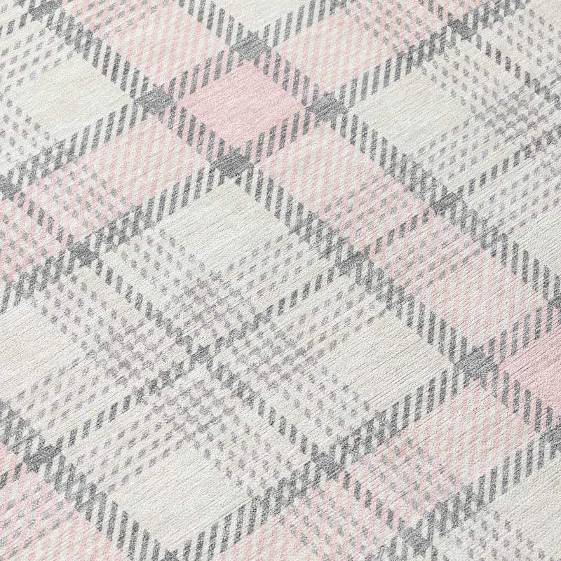 Machine Washable Indoor/Outdoor Chayden ACN1052 Pink Rug