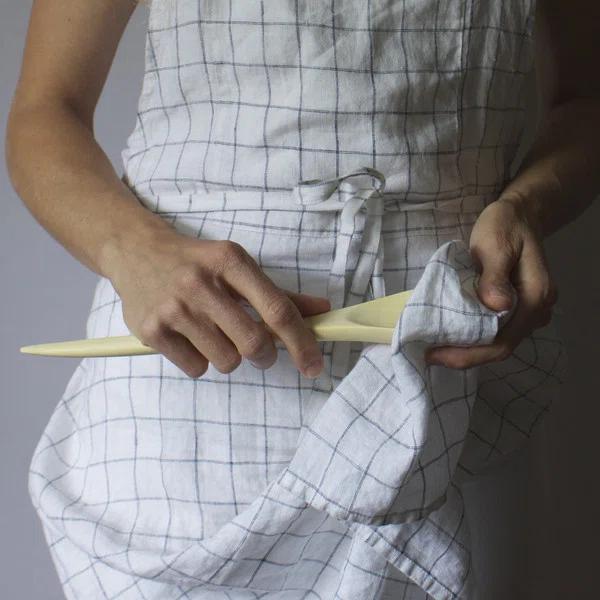 Farmhouse Pottery Geometric Bib Apron