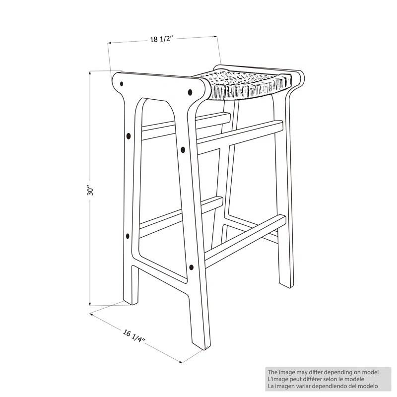 South Shore Balka Counter & Bar Stool (Set of 2)