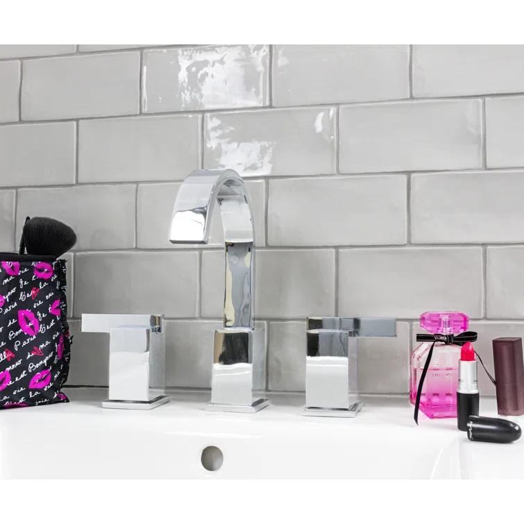 Barcelona 3x6 Blanco Polished Ceramic Subway Wall Tile (5.38 Sq. Ft. / Case)