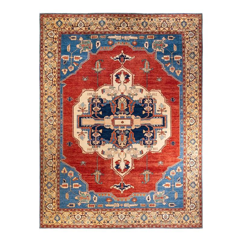 Solo Rugs One-of-a-Kind 12' 2" X 15' 4" New Age Wool Area Rug in Light Blue