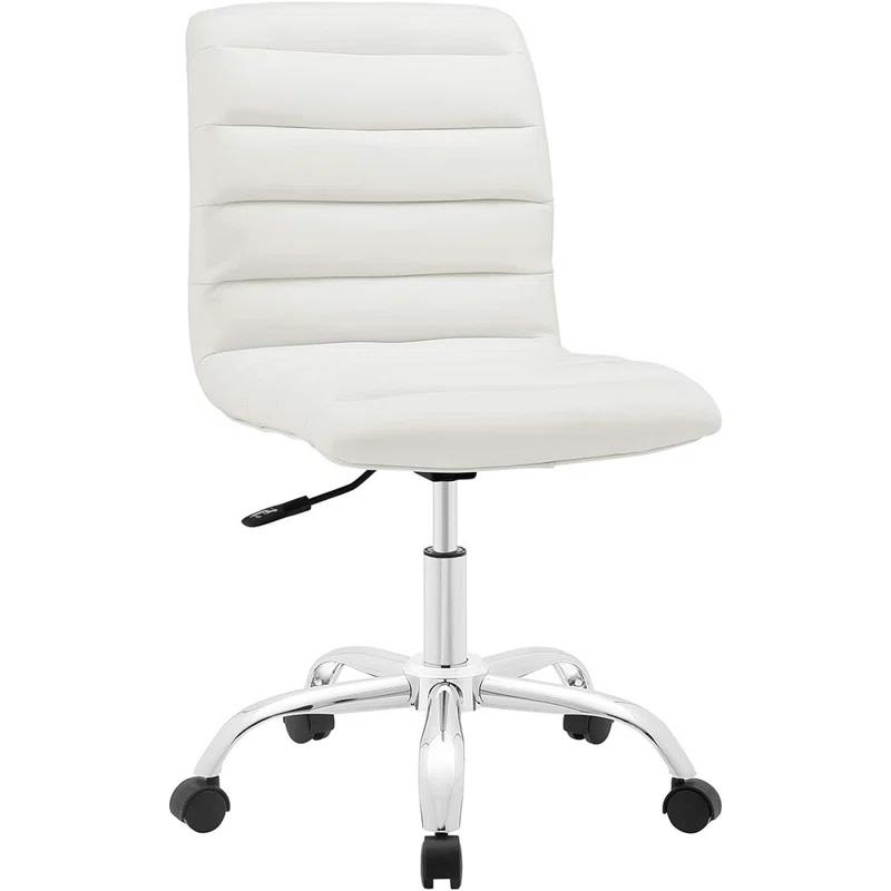 Modway Ripple Armless Mid Back Vinyl Office Chair