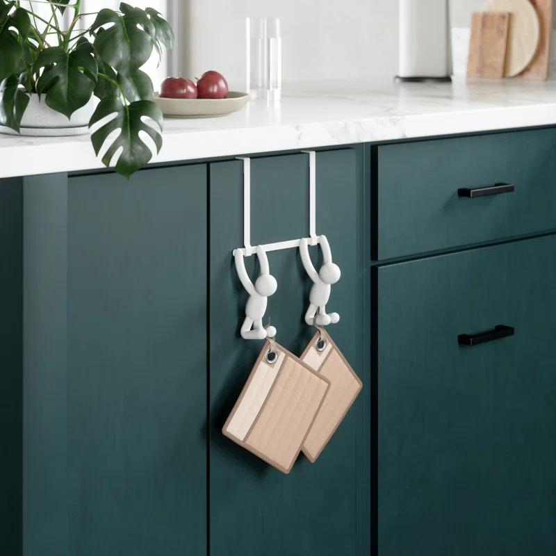 Umbra Buddy Plastic Over-the-Door 2 - Hook Wall Mounted Coat Rack