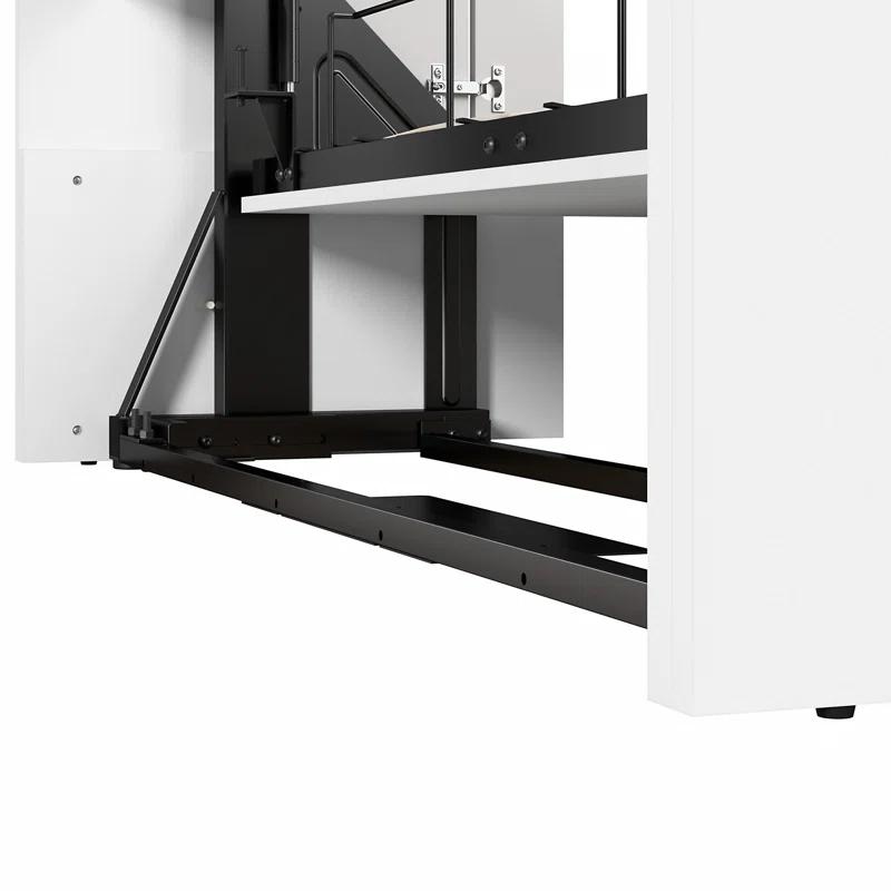 Sand & Stable™ Luka Murphy Bed with Storage Cabinet (90W)