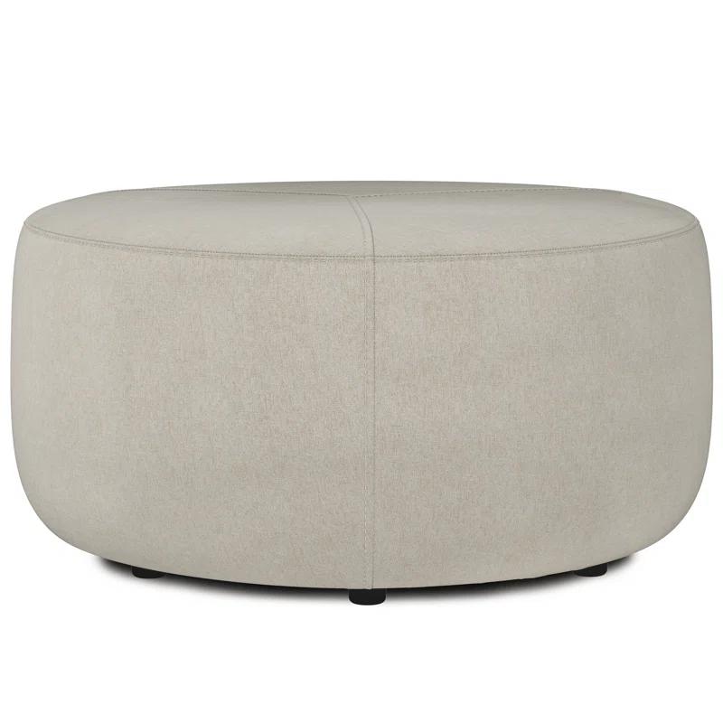Simpli Home Moore Upholstered Ottoman