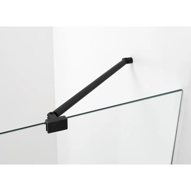 Aston SEN966EZ-ORB-34-10 Merrick 34" x 72" Neo Angle Hinged Shower Enclosure