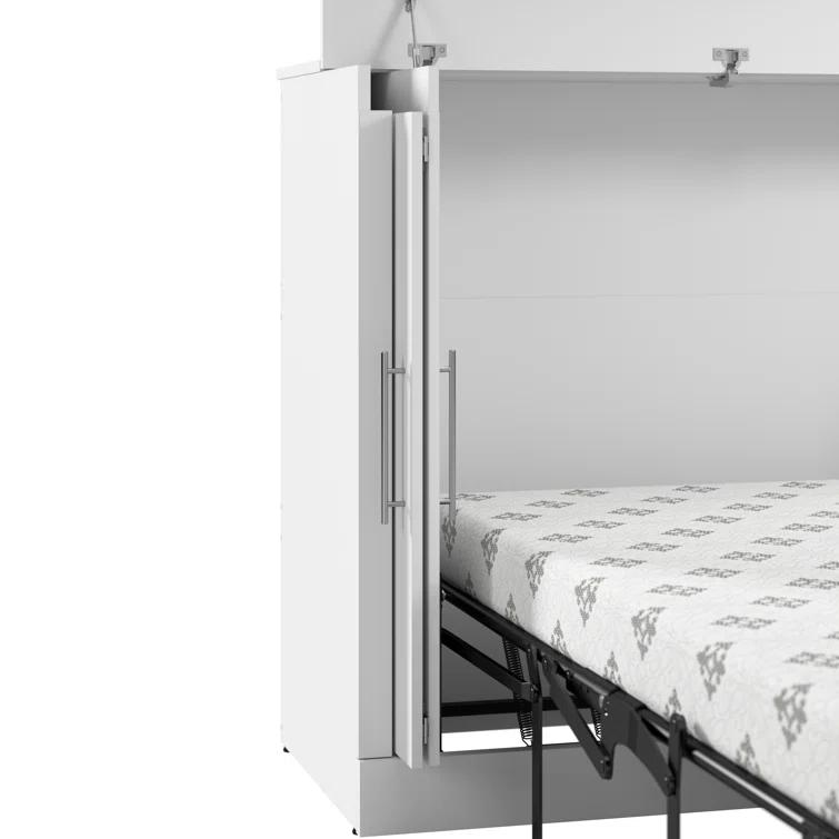 Bestar Murphy Cabinet Bed With Mattress