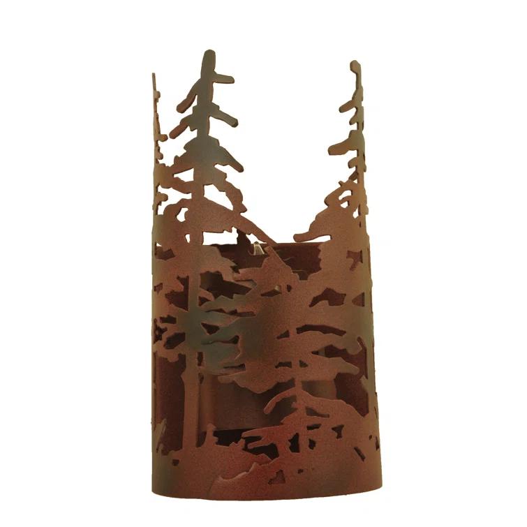 Meyda Lighting Rustic Lodge Flush Mounted Sconce