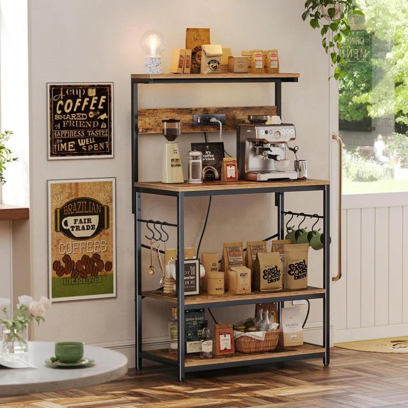 Quintano 31.5'' Baker's Rack with Microwave Compatibility