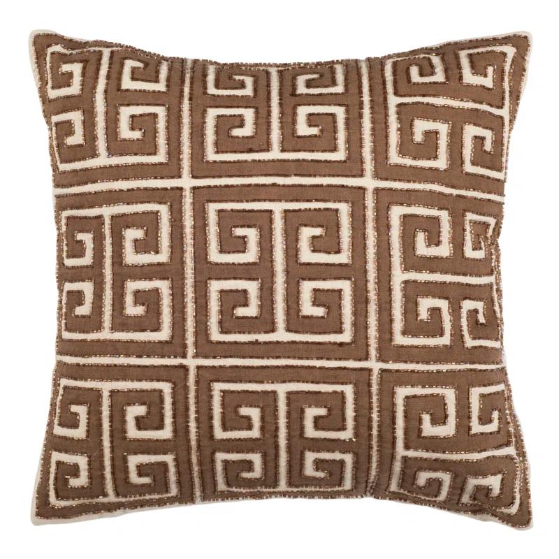 Safavieh Embroidered Feather Throw Pillow (Set of 2)