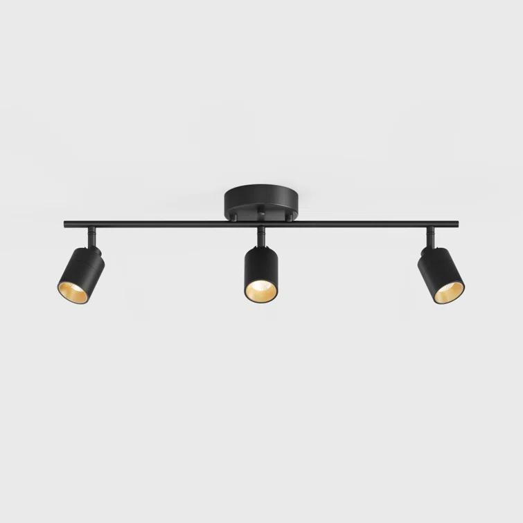 Vidalite Shura 3-Light Integrated LED Track Light with Rotatable Heads, 2 ft. Fixed Track Lighting Kit, 3000k, 1470 Lumens
