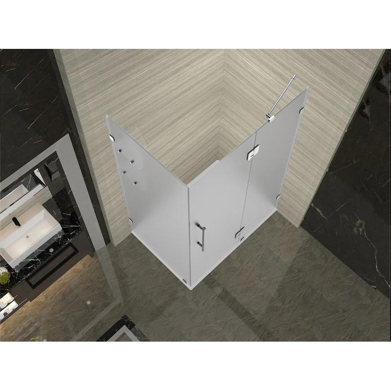 Aston Avalux GS 48" x 72" Rectangle Hinged Shower Enclosure SEN992F-CH-4830-10