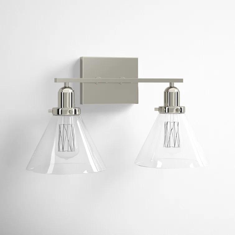 Catalina 2 Light Transparent Dimmable Vanity Light