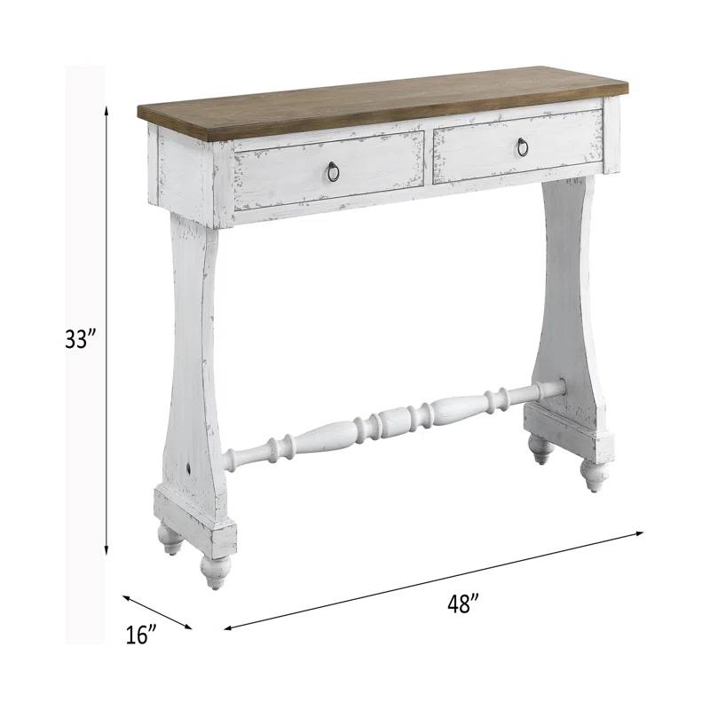 One Allium Way® Carminda console table, entryway table, foyer table with 2 drawers