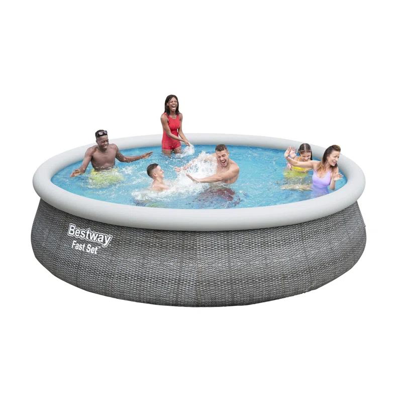 Bestway Plastic Round Inflatable Pool H x W x L