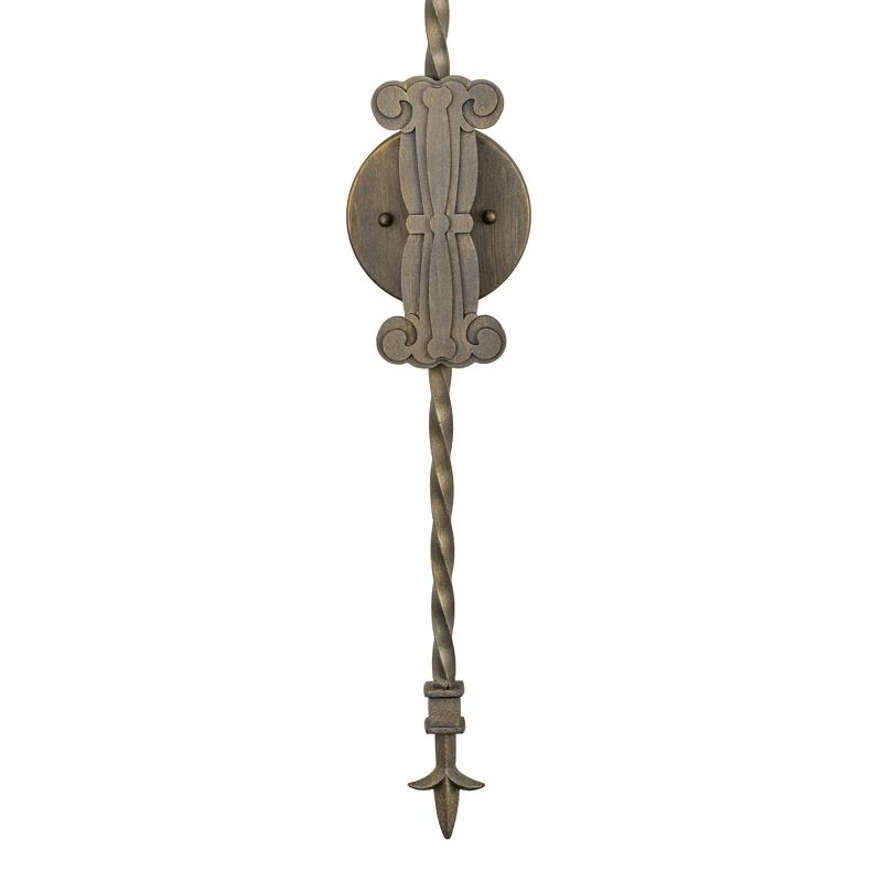 Meyda Lighting Palmira Steel Candle Wall Light