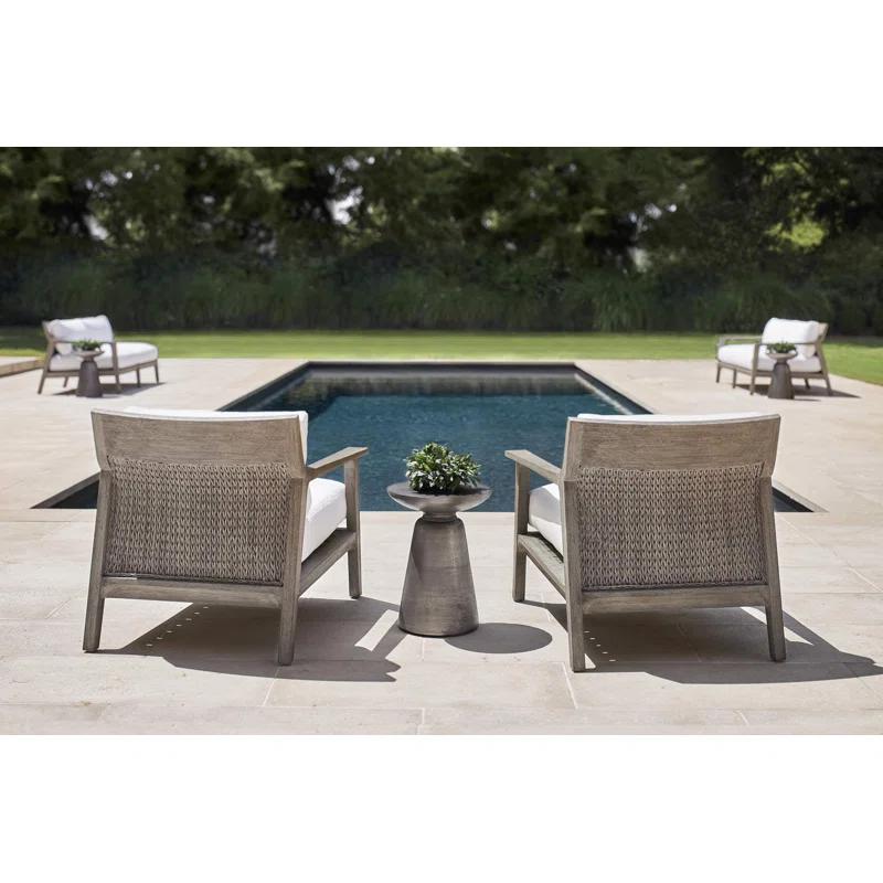 Bernhardt Catalan Round Metal Outdoor Side Table