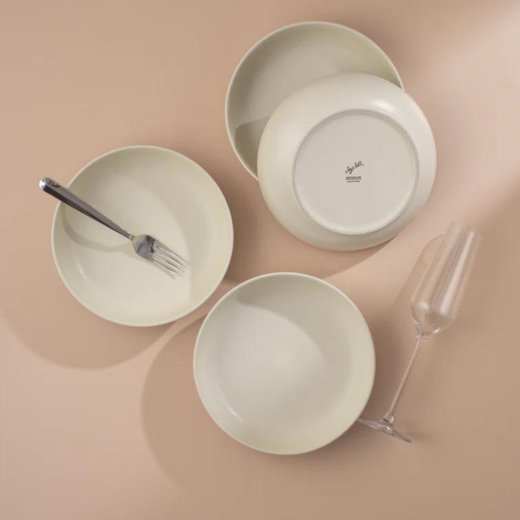 JoyJolt JoyJolt Mesa 4pc Stoneware Pasta Bowl set, 40oz (Set of 4)