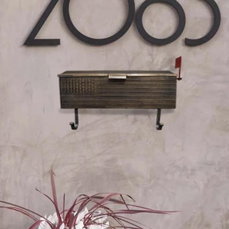 Oakland Living Newspaper Hangers Wall Mounted Mailbox