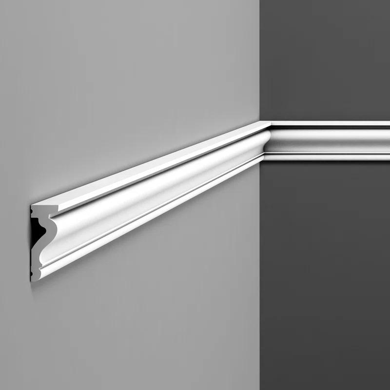 Orac Decor 2.375'' H x 90'' W x 0.875'' D Plastic Chair Rail