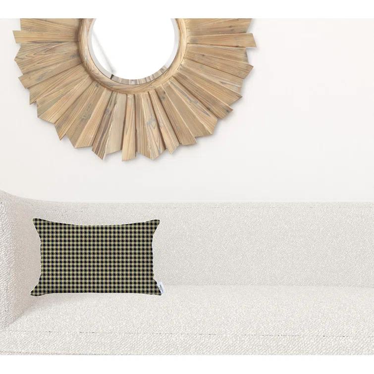 Mike&Co. New York Boho-Chic Houndstooth Reversible Pillow Cover
