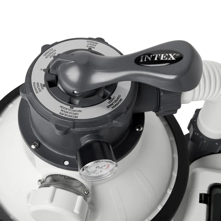 Intex Intex Krystal Clear 1500 GPH Sand Filter Pump for Above Ground Swimming Pools