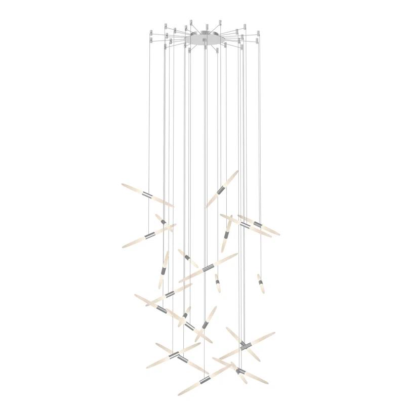 Ballet 24 - Light Dimmable LED Geometric Chandelier
