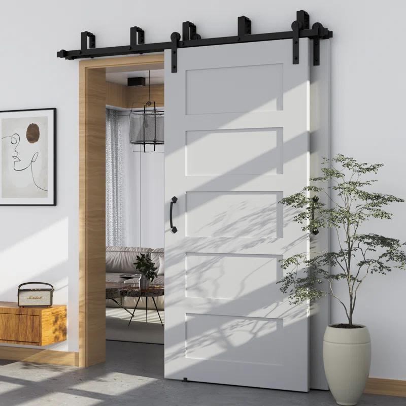 Double Bypass Barn Door Hardware Kit