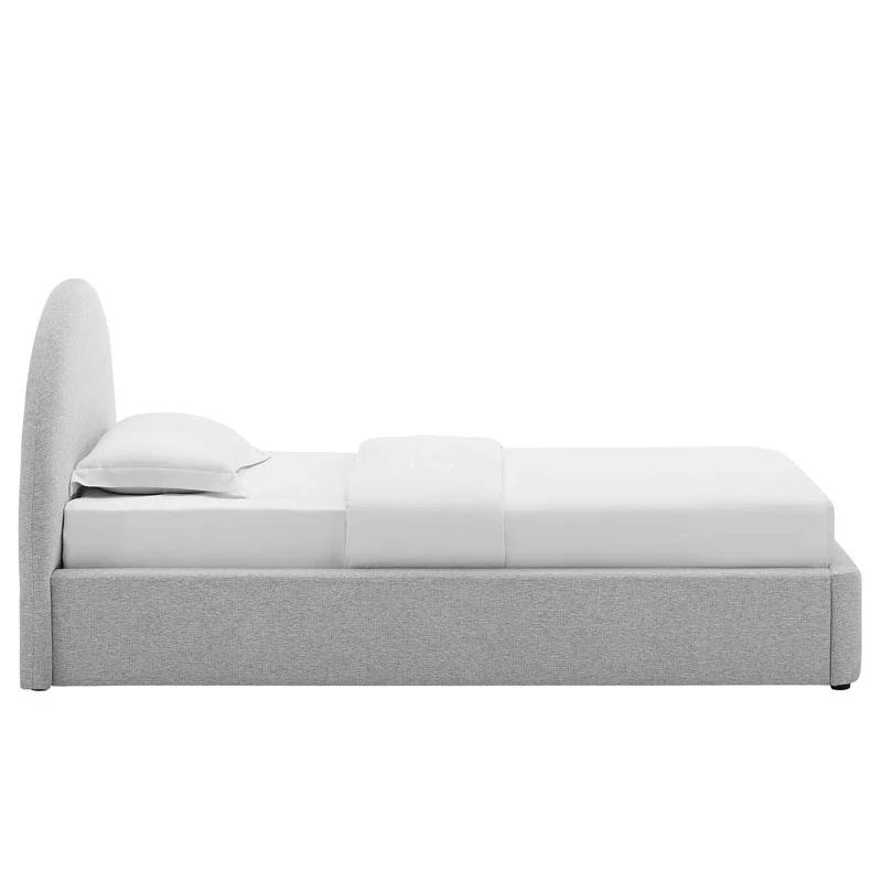 Modway Resort Performance Velvet Arched Round Platform Bed