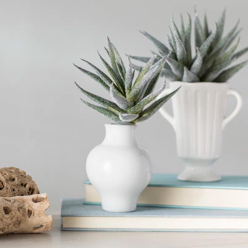 Primrue 6.5'' Faux Aloe Plant (Set of 3)