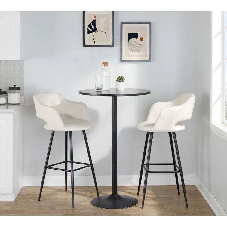 Everly Quinn Margarite Fixed-Height Counter Stool - Set Of 2