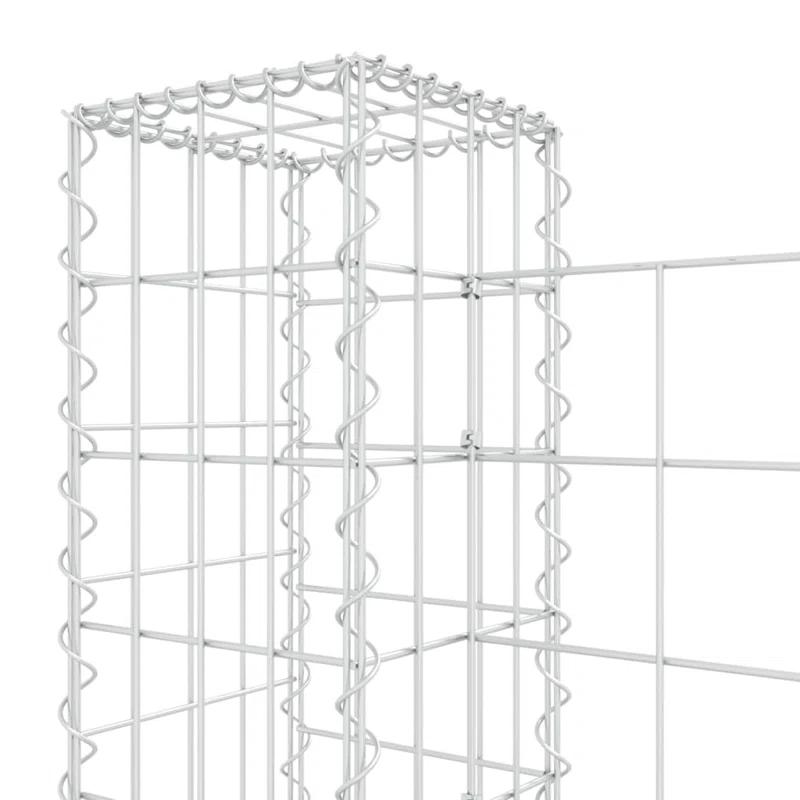 VidaXL Silver Metal Fence Panel