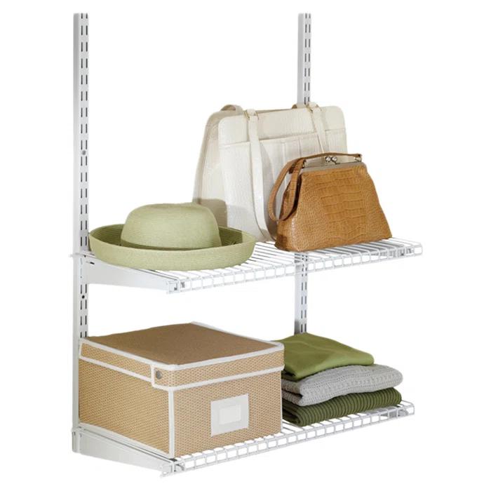 Rubbermaid Rubbermaid FG3H9100WHT Configurations Accessories 26-Inch Shelving Kit, White