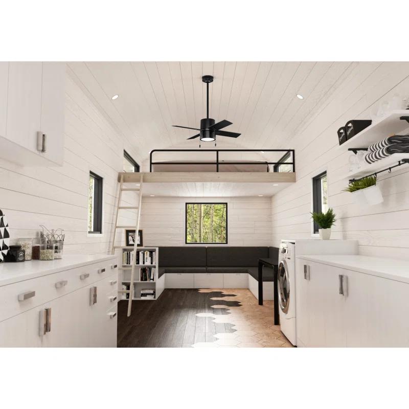 Hunter Fan 42" Beck 4 - Blade Standard Ceiling Fan with Pull Chain and Light Kit Included