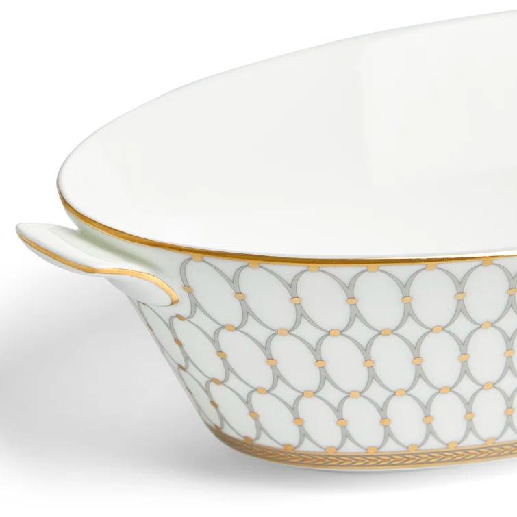 Wedgwood Renaissance Grey Open Vegetable Serving Bowl | Wayfair