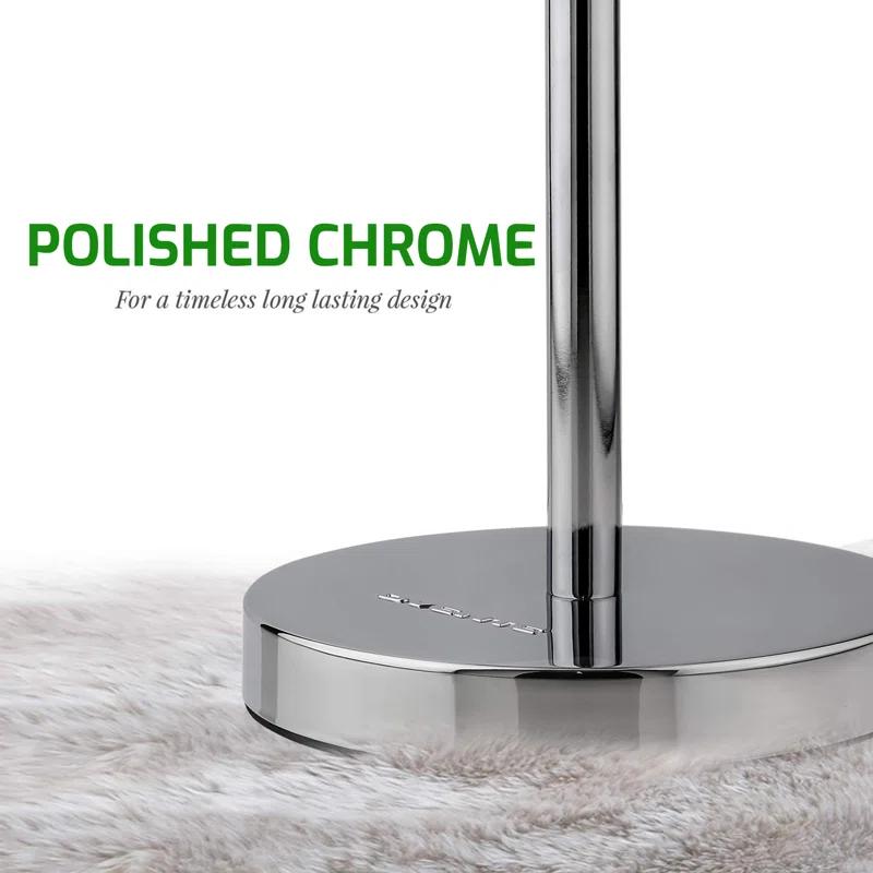 Ovente OVENTE 6" Lighted Makeup Mirror with 1X/7X Magnification, Cordless Tabletop Mount Vanity Round Mirror with 360° Swivel Design and Double Sided Cool Tone LED Ring Light, Nickel Brushed MLT60BR1X7X