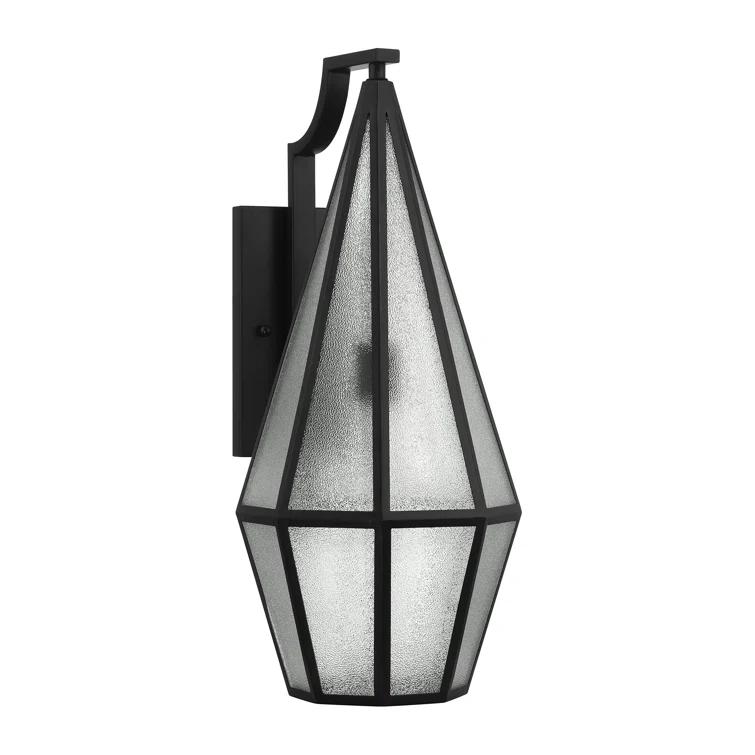 Savoy House Savoy House Peninsula 1-Light Outdoor Wall Lantern in Matte Black