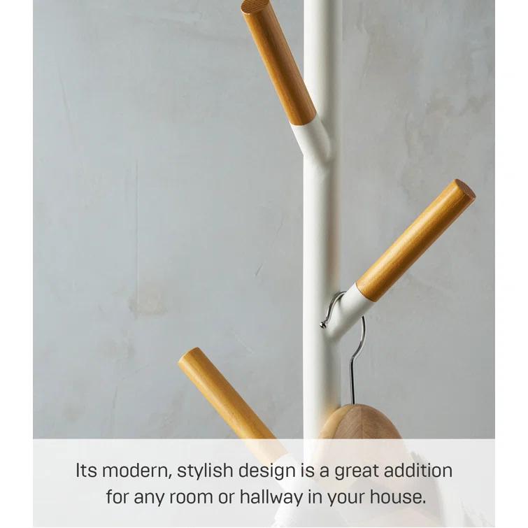Yamazaki Home Coat Hanger, Steel, Weighted Base