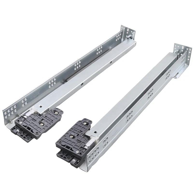 GlideRite Hardware 21" Full Extension Soft Close Undermount Drawer Slide Kit - 3 Pairs (6 Pieces)