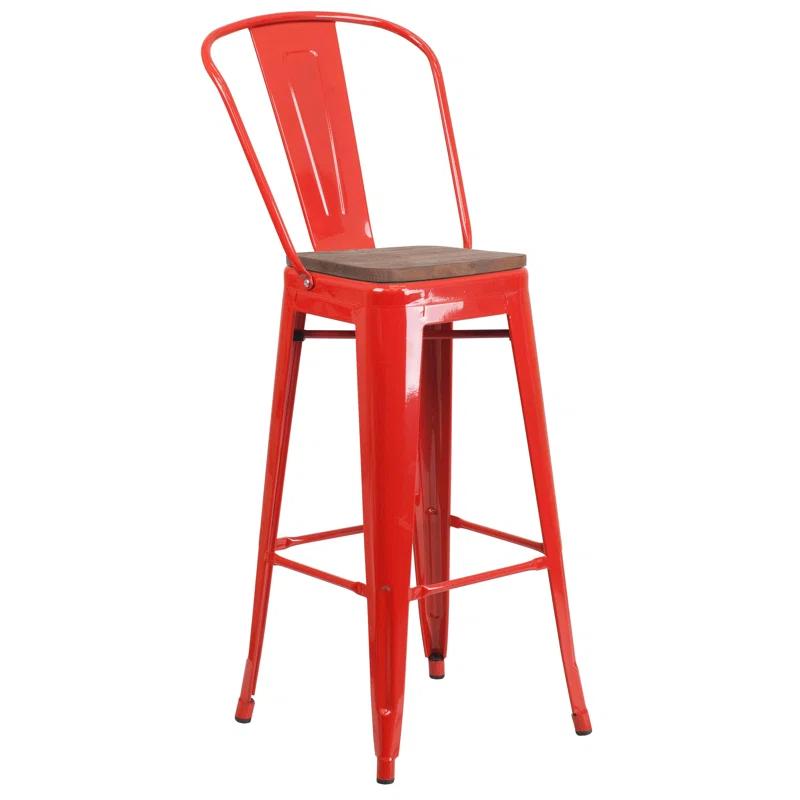 Flash Furniture Steel Outdoor Stool
