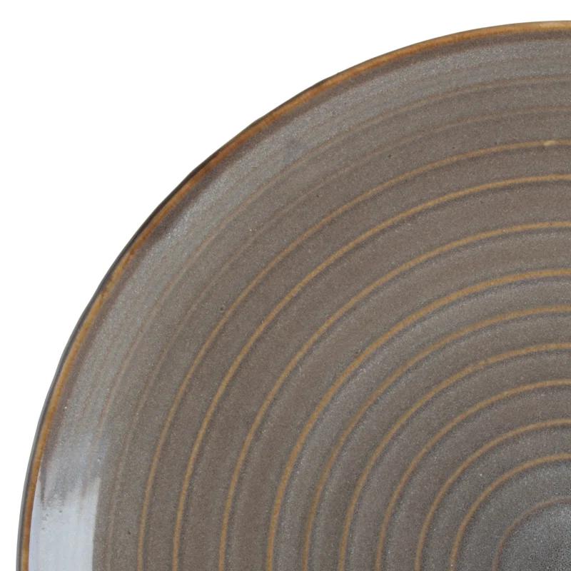 Gibson Gibson Elite 16 Piece Dreamweaver Double Bowl Terracotta Reactive Dinnerware Set