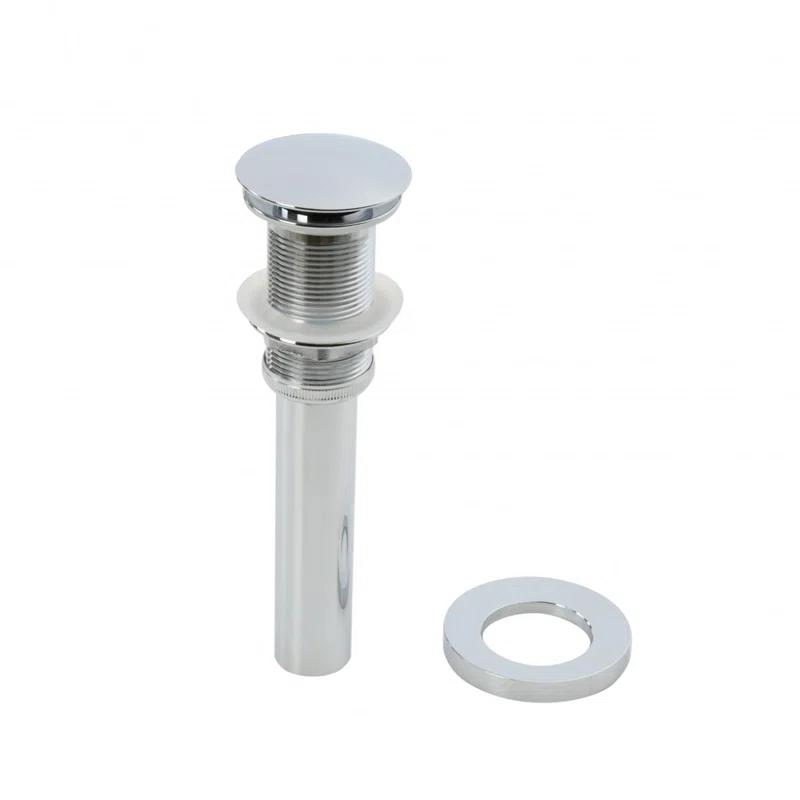 Square Glass Bathroom Vessel Sink with Drain Mini Bath Bowl