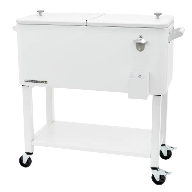 Permasteel 80-Qt Outdoor Patio Cooler with Removable Basin