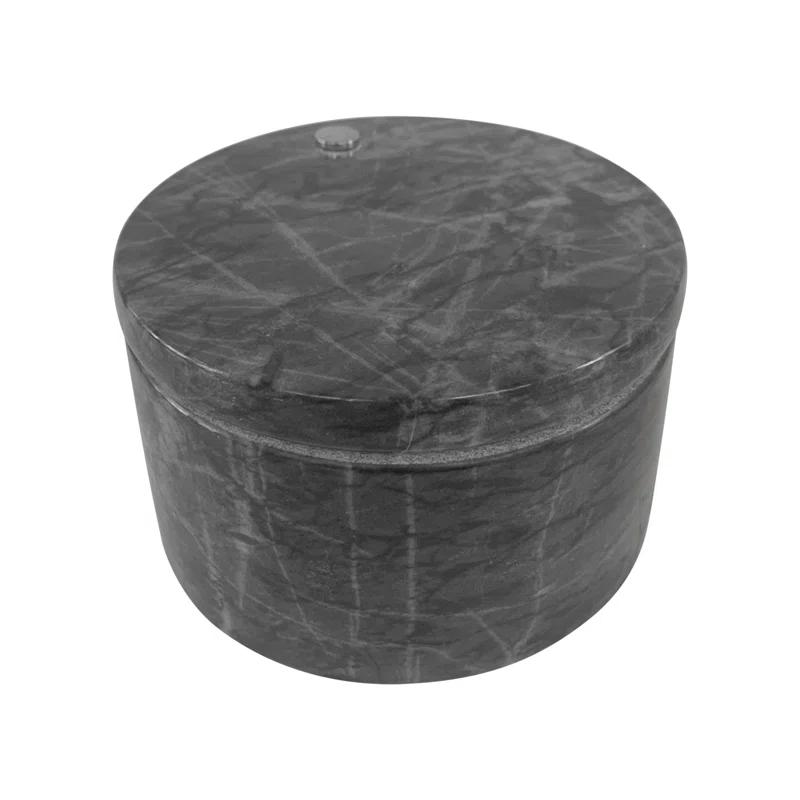 Fox Run Brands Fox Run Marble Double Salt Cellar, Black