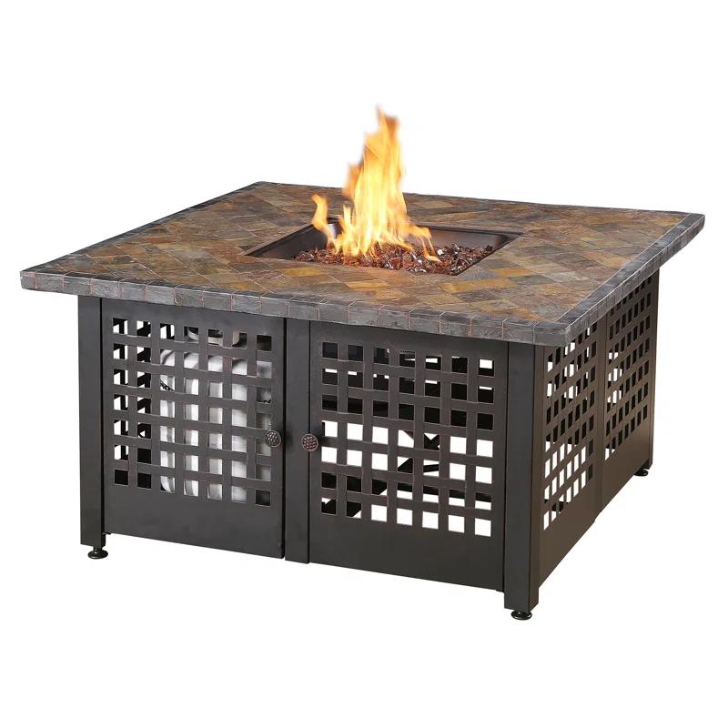 Endless Summer Elizabeth by Endless Summer, Square LP Gas Fire Pit