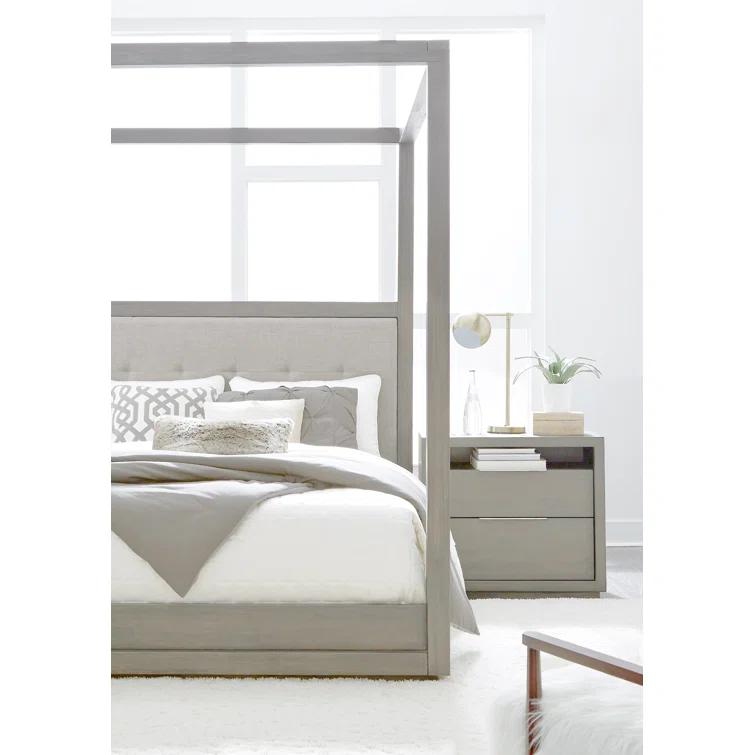 Herma Upholstered Canopy Bed