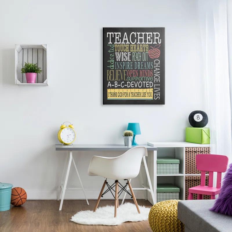Stupell Industries " Teacher Appreciation Chalkboard Style " by Jo Moulton