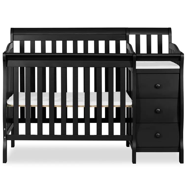 Dream On Me Jayden 4-in-1 Mini Convertible Crib and Changer