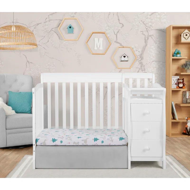 Dream On Me Jayden 4-in-1 Mini Convertible Crib and Changer